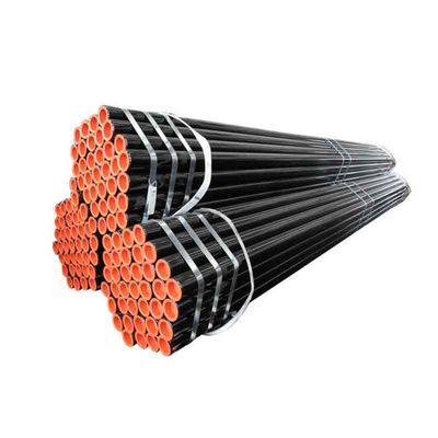 Tubo de aço sem costura preto redondo de alta pureza API5L de carbono SMLS de 1,5 polegada para estruturas de construção