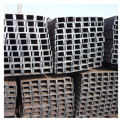 Canais de perfis U C de aço inoxidável laminados a quente ASTM 304 316L com peso real e espessura de 4,5-14,5 mm