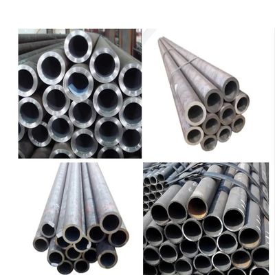 ASTM A106-2006 Tubo de aço sem costura padrão para serviço de líquidos API ligeiramente oleado 5ct J55 4,5 polegadas 1,8 m