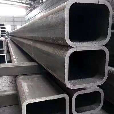 Tubo quadrado laminado a quente AISI 1020 de grau automóvel S355JR com superfície pintada de ferro preto de carbono 20x20 mm de aço sem costura