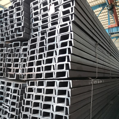 Q235/Q345/SS400/ST37-2/ST52/Q420/Q460/S235JR/S275JR/S355JR Perfil avançado de aço de canal C ASTM A36 para construções de edifícios