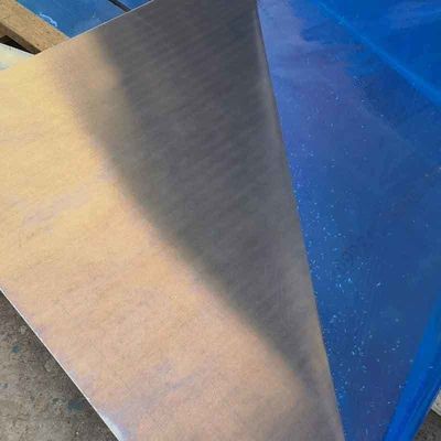 No.1 Finalização de superfície personalizada Espessura de 1,0 mm SS316 Preto Azul escovado de cor revestida de chapa de aço inoxidável para processamento de aço