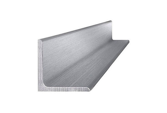 75x50 SS 316L Linha de ângulo de aço inoxidável Estrutura de barras de ângulo de aço com acabamento 2B ± 3% de tolerância de acabamento de superfície
