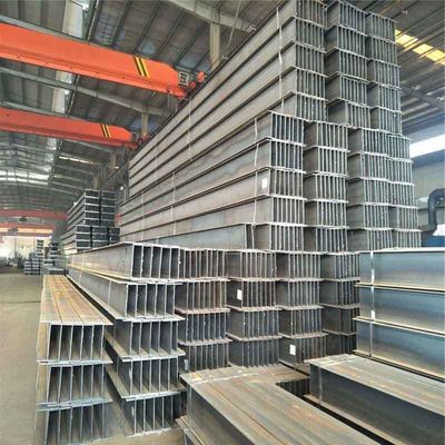 Q355B Q355C Q355D Q235 Q345B Ferro laminado a quente com feixe H I Tolerância de feixe estrutural de aço ± 5% Largura da flange 50-300 mm