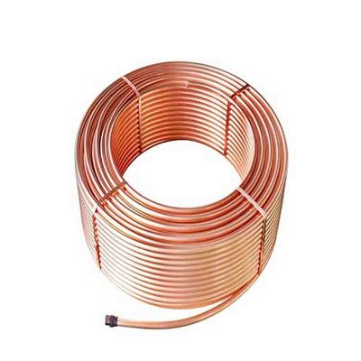 Tubos de cobre não ligado para soluções de refrigeração sem costura em várias indústrias Espessura da parede 0,1 mm 50 mm