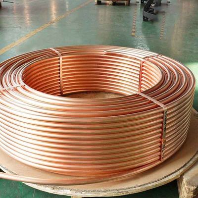 Tubos de cobre não ligado para soluções de refrigeração sem costura em várias indústrias Espessura da parede 0,1 mm 50 mm