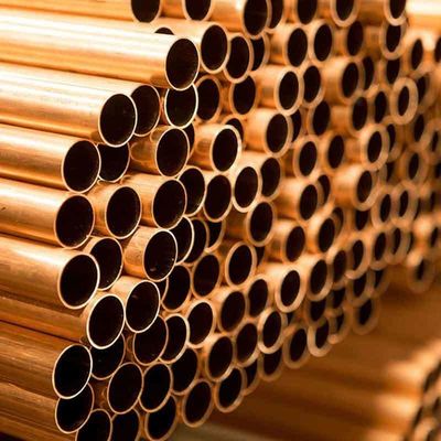 99.90% Cu ASTM B75 Cobre Níquel Sch XS Tubo de aço de condução hidráulica sem costura 3/8&quot; 1/2&quot; Tubo de fluido sem costura Tubo de cobre