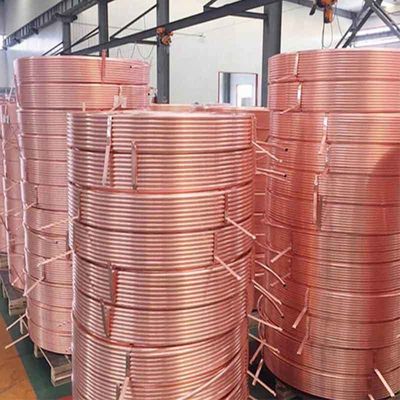 99.90% Cu ASTM B75 Cobre Níquel Sch XS Tubo de aço de condução hidráulica sem costura 3/8&quot; 1/2&quot; Tubo de fluido sem costura Tubo de cobre