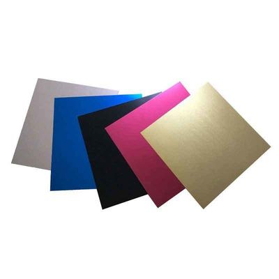 Lâmina de cabelo escovada acabamento texturizado 304 SS Placa com espessura solicitada pelo cliente e ASTM AISI GB JIS DIN BS Standard