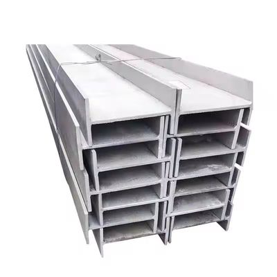 Tamanhos de vigas técnicas de aço I para pintura anti-ferrugem vigas laminadas a quente construção pista casa de panelas e gancho
