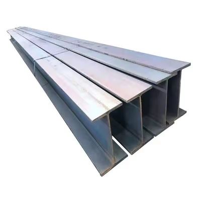 Aço de viga H I de superfície preta laminada a quente personalizada para perfuração, processamento técnico, corte, dobra e solda