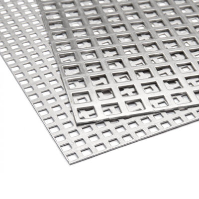 Boa resistência à abrasão Chapa SS 201 316L 904L 310S Chapa SS 304 Chapa de aço perfurado com tolerância ± 1%