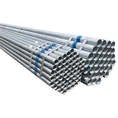 API Certificado Q235 Galvanizado Tubo de gás sem costura preto para ferro fluido 18mm espessura superfície galvanizada a quente