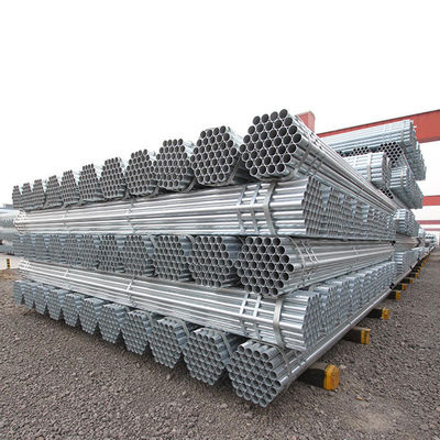 API Certificado Q235 Galvanizado Tubo de gás sem costura preto para ferro fluido 18mm espessura superfície galvanizada a quente