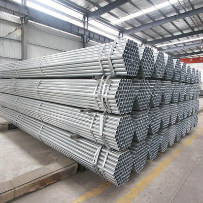 API Certificado Q235 Galvanizado Tubo de gás sem costura preto para ferro fluido 18mm espessura superfície galvanizada a quente