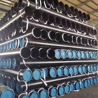 Técnica ERW Tubos de aço carbono sem costura para serviço de líquidos API 5ct J55 4.5 1.8m Técnica de faturamento por peso real
