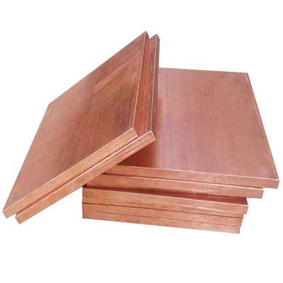 Folha de cobre de espessura de 1 mm, 5 mm e 10 mm para construção em latão em C17200 C17500 C5191
