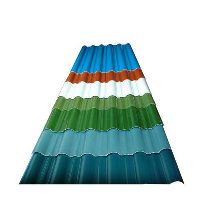 Serviço de Processamento de Descolagem de 18 Gauge Color Coated PPGI PPGL Chapa de aço Corrugada telhado de telhado para a resistência Chapa de aço