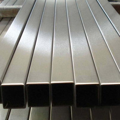 Tubo de tubos quadrados de engenharia de precisão Tubos de aço inoxidável quadrado 20x20 304 aço sem costura para prateleira de parede