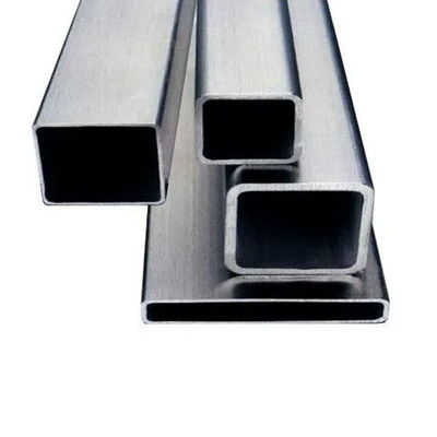 Tubo de fluido 2x2 Tubos quadrados de aço inoxidável polido com desenho de rolos a frio