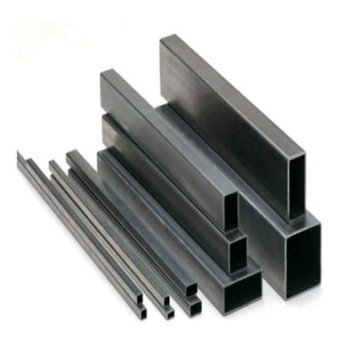 2x2 SMLS sem costura API 5CT tubo de aço oculto tubo de tubulação quadrada de aço carbono com comprimento personalizado e no padrão ASTM