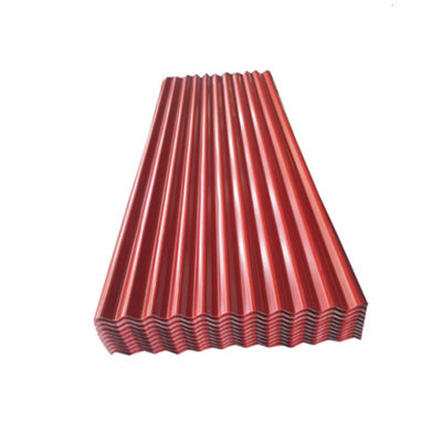 Técnica Folha de telhado GI laminada a frio laminada a quente 1000*1250 0,3 mm Placa corrugada galvanizada revestida por cores para construção