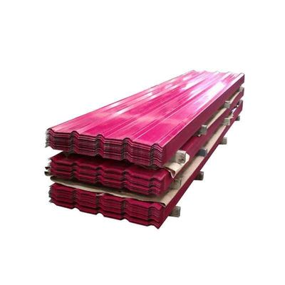 Técnica Folha de telhado GI laminada a frio laminada a quente 1000*1250 0,3 mm Placa corrugada galvanizada revestida por cores para construção