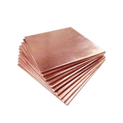 Folha de cobre de espessura de 1 mm, 5 mm e 10 mm C17200 C17500 C5191 com serviço de processamento de dobra