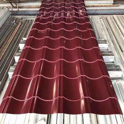 Serviço de processamento de descolagem para materiais de construção de aço Zhongyu PPGI chapa de telhado de ferro galvanizado corrugado de zinco