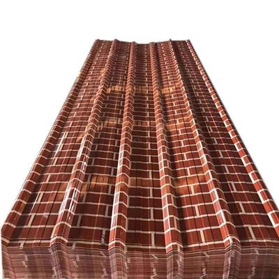 Chapa de metal de zinco totalmente dura RAL Painéis de telhado de zinco pré-pintados de ferro revestido de cor Galvalume corrugado Chapa de telhado de aço