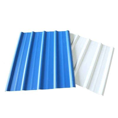 Zhongyu revestido de cor revestido de aço corrugado PPGI chapas de telhado de metal placa para proteção superior contra os elementos