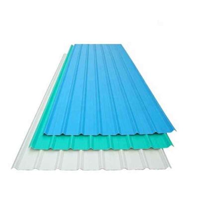 AZ61-AZ90 revestimento de aço galvanizado corrugado pré-pintado PPGI folha para 901-1000mm largura telhado de zinco