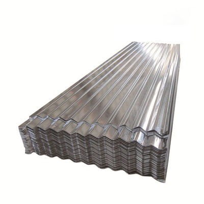 Decoiling 0,4mm 24 Gauge Galvanizado 4ft x 16ft 35 Chapas de ferro chapas de aço ondulado azulejos de aço balançar telhado telhado painéis metálicos