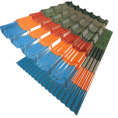 Serviço de Processamento de Punção GI Chapa de aço ondulado Chapa de metal galvanizado para material de cobertura