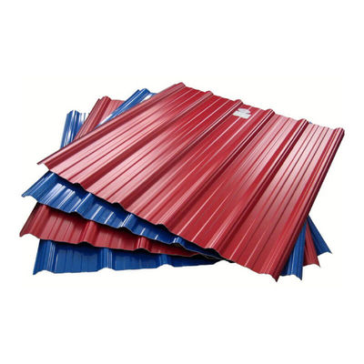 Folha de telhado de zinco Material de telhado PPGI 0.5 mm Folha de telhado galvanizado laminado a frio com revestimento de cor da superfície