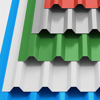 Folha de telhado de zinco Material de telhado PPGI 0.5 mm Folha de telhado galvanizado laminado a frio com revestimento de cor da superfície