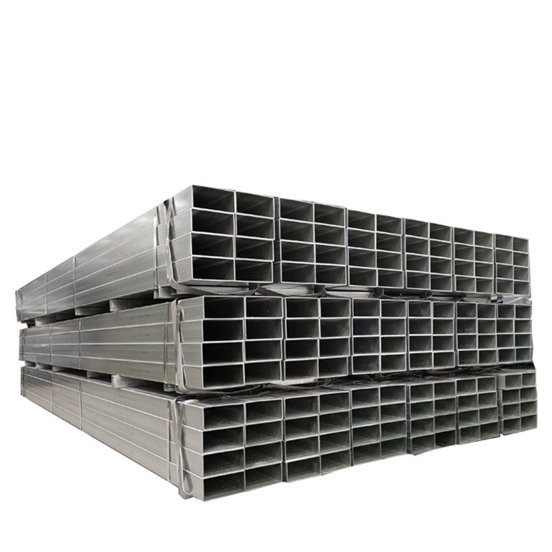 Tubos quadrados de aço galvanizado de calibre 16 não oleados 2x2 4x4 2,5x2,5 para sistemas de suporte estrutural