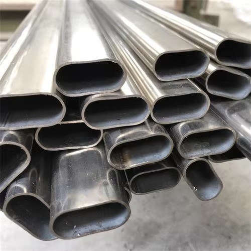 300 série 200 série tubo oval de aço inoxidável para linha de soldagem industrial tipo sem costura