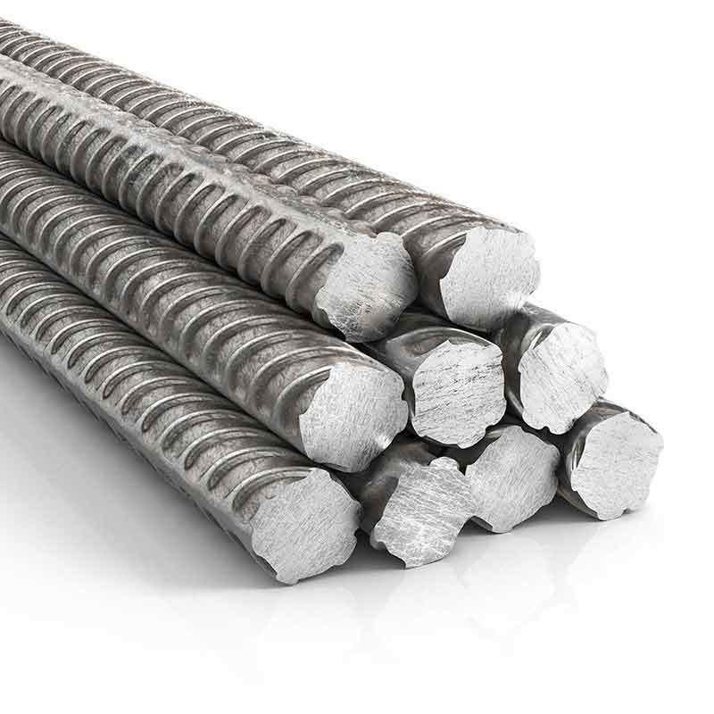 HRB400 6 mm 8 mm 10 mm 12 mm 16 mm 20 mm Rebar de barras de aço deformadas com tolerância ± 1% e descolagem do serviço de processamento