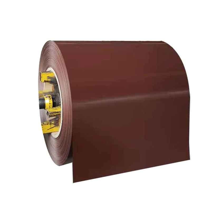 Largura 1001-1250mm Zhongyu Customizado Galvanizado bobina de aço Pre-pintado bobina de aço PPGI com Ral 8019 Tolerância ± 1%