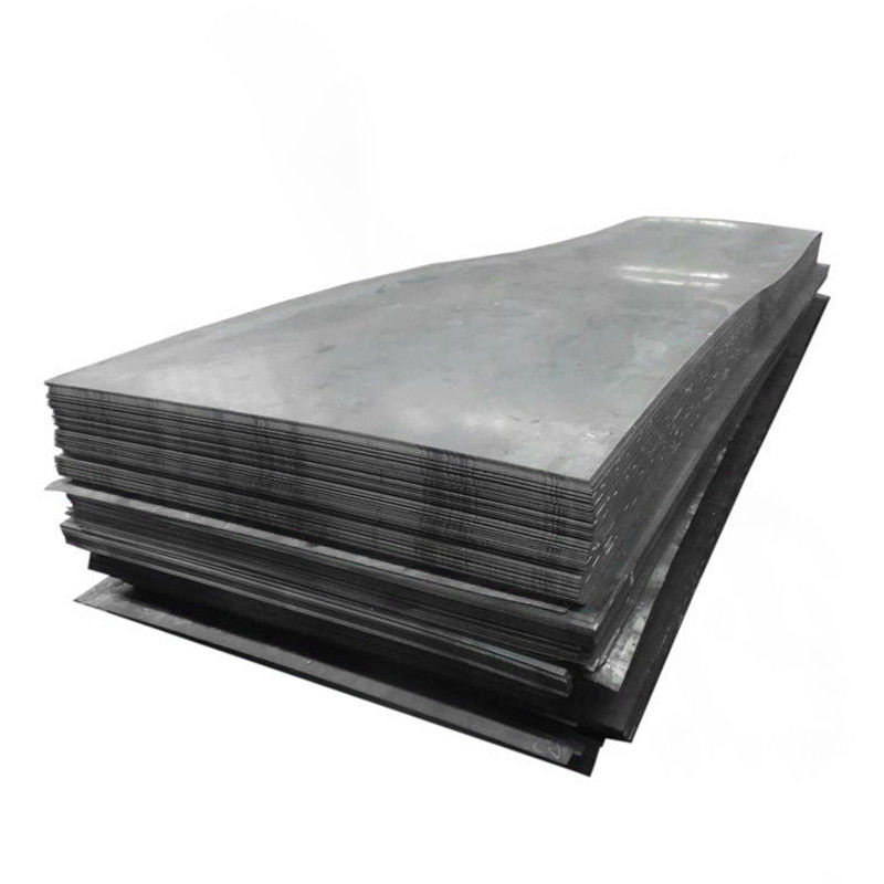 Placa de caldeira de superfície lisa SS400 Q355 En10025 Chapa de aço carbono ASTM Chapa de aço carbono leve para material de construção