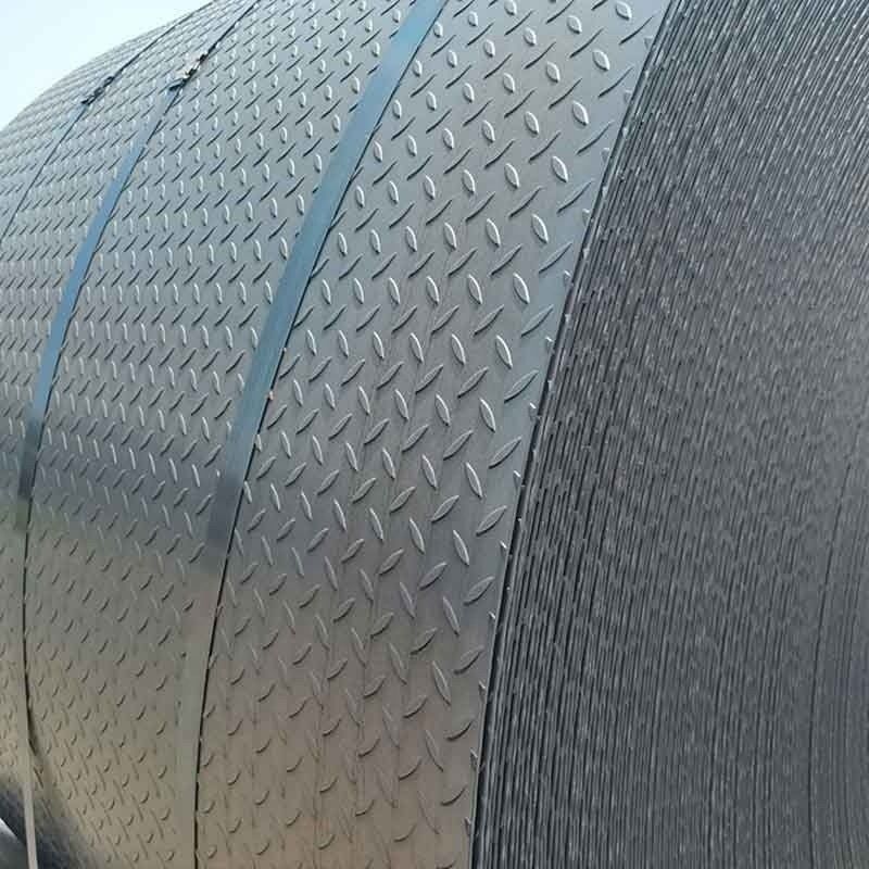 S235 Q195 1006 HR AISI 421 Metal Quente Preto Aço de Carbono Chequeado bobina com comprimento personalizado
