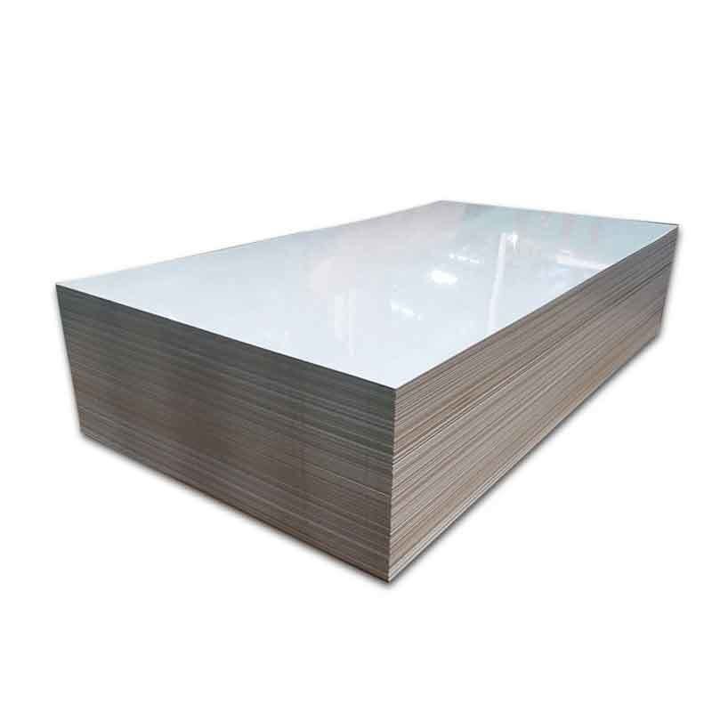 Chapa de aço inoxidável da série ASTM 400 de 0,7 mm, espelho, chapa laminada a frio, graus 420J1 e 409L, com tolerância ± 1%