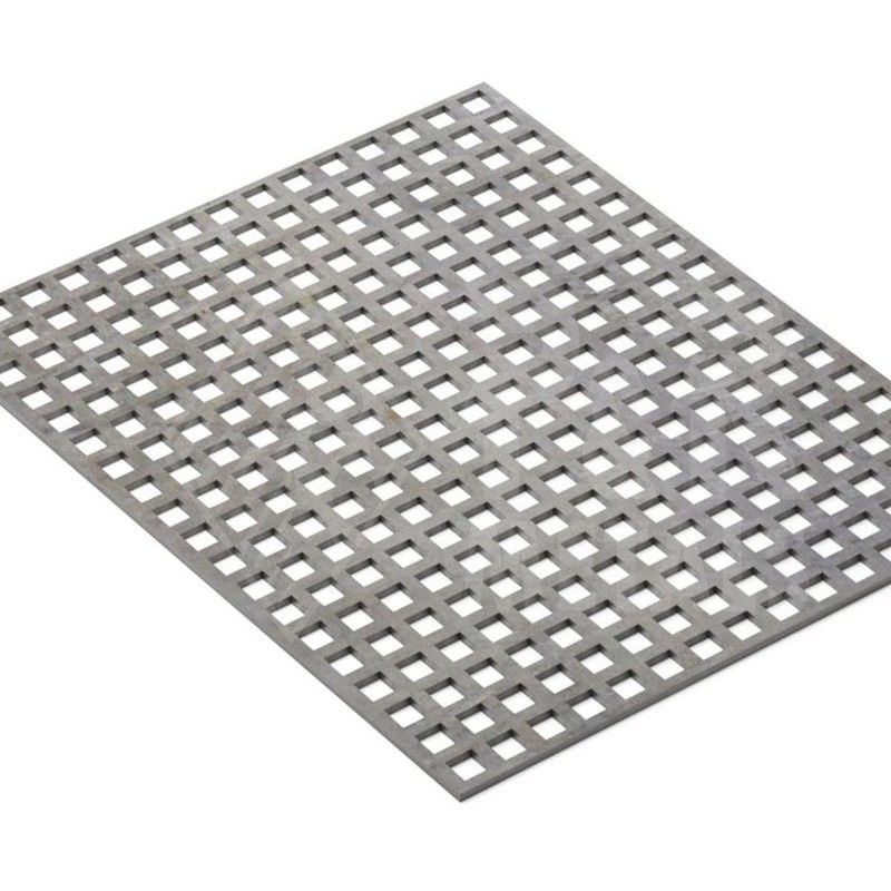 Chapa perfurada de aço inoxidável 304 409L em 0,6 mm 0,8 mm espessura de 2 mm para aplicações industriais de comprimento personalizado