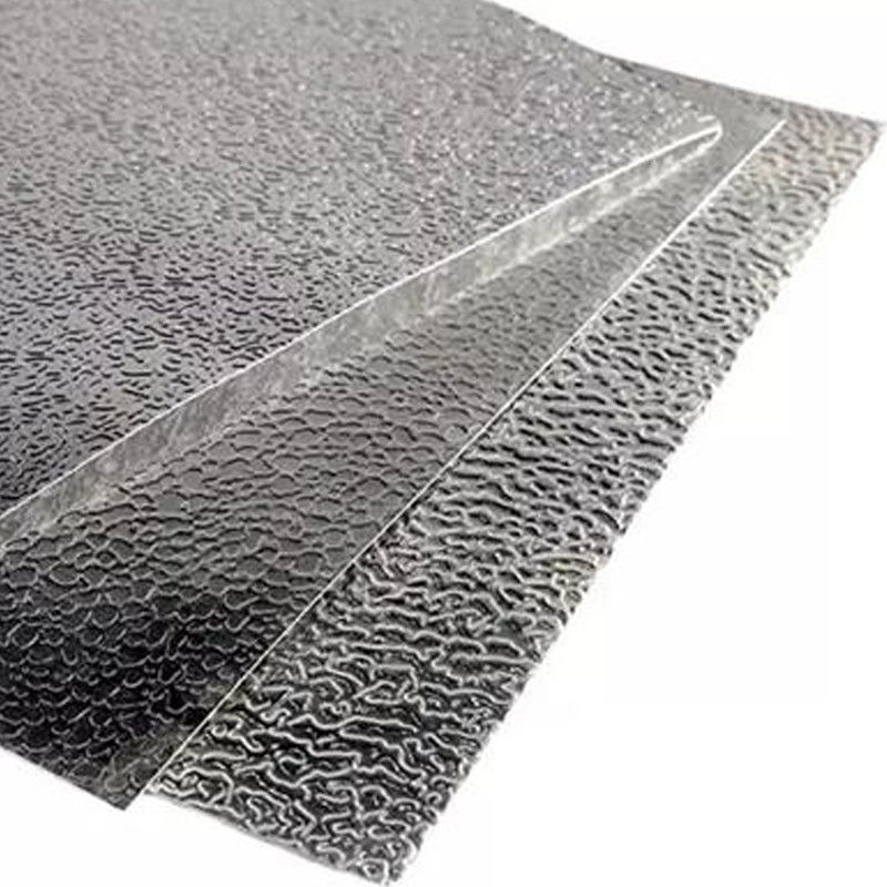 Folhas em relevo de aço inoxidável duplex de textura elegante para design de interiores personalizado Largura personalizada da série 200/400