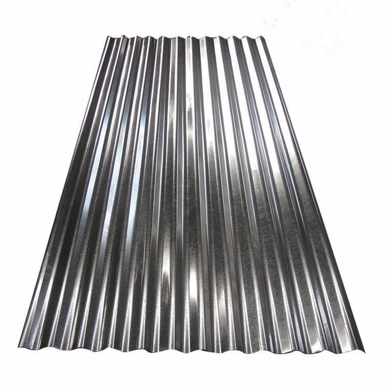Chapa de telhado revestida de zinco para serviços de processamento de edifícios de perfuração chapa de telhado de aço galvanizado corrugado Q195/Q235/Q235b