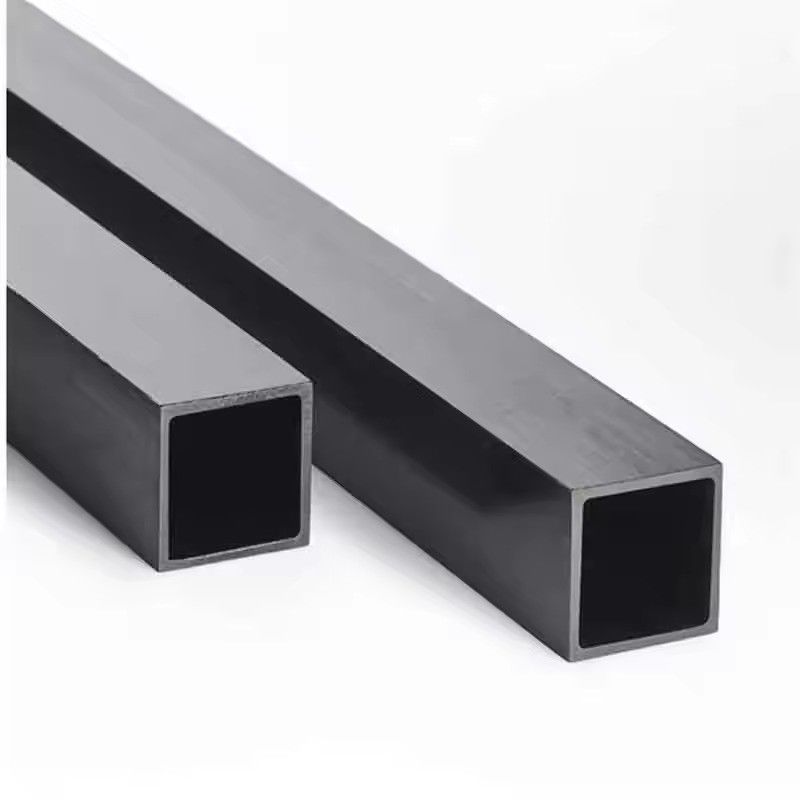 Forma de secção quadrada 30x30x3 mm 23mm comprimento 6m S355 tubo de ferro preto soldado tubo de aço carbono quadrado