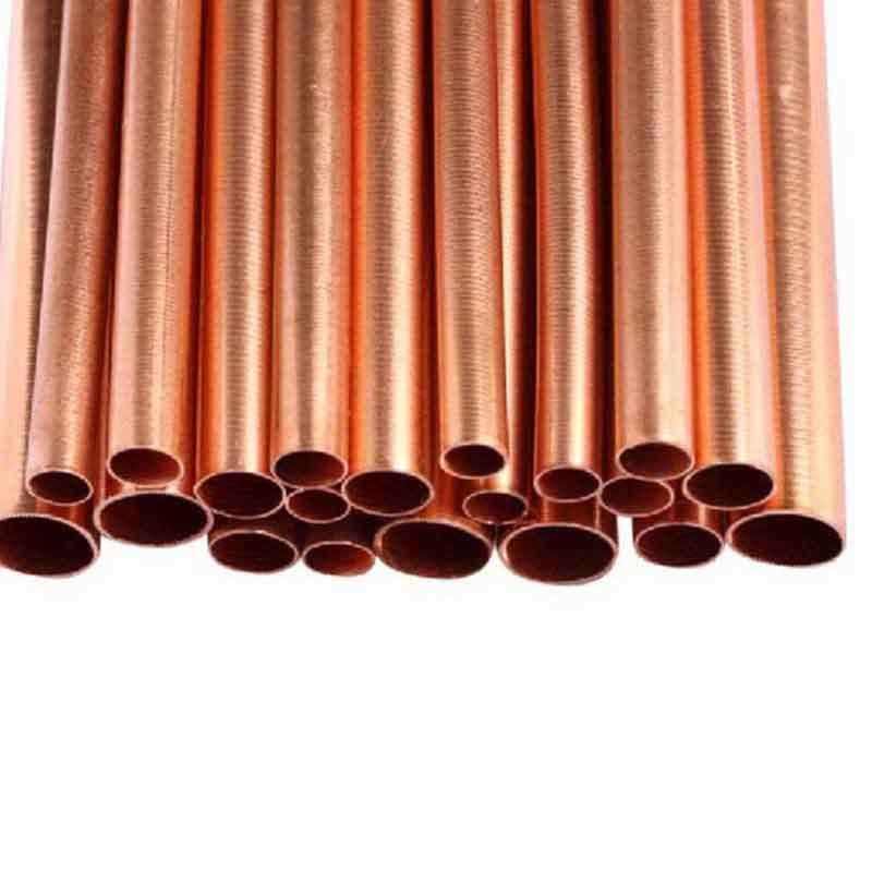 Tubos de cobre não ligado para soluções de refrigeração sem costura em várias indústrias Espessura da parede 0,1 mm 50 mm