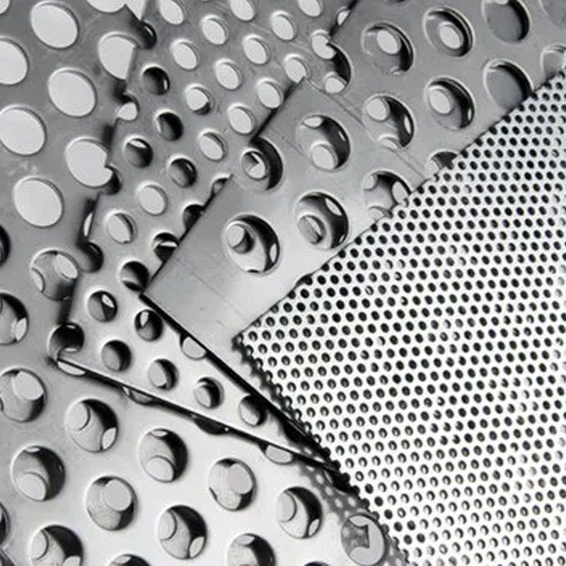 304 chapa perfurada de aço inoxidável 5x10 chapa padronizada com acabamento de superfície BA e espessura de 2 mm ASTM Standard
