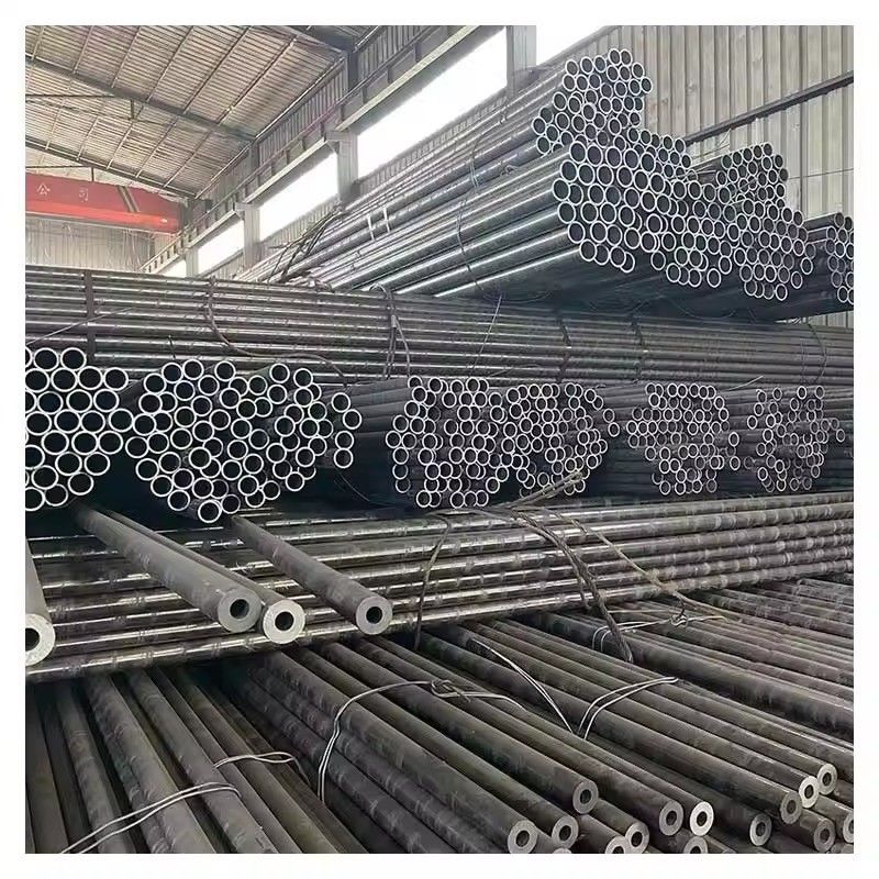 6.4M comprimento tubo redondo sem costura para transporte de fluidos 140 mm diâmetro 12 mm espessura ± 5% tolerância